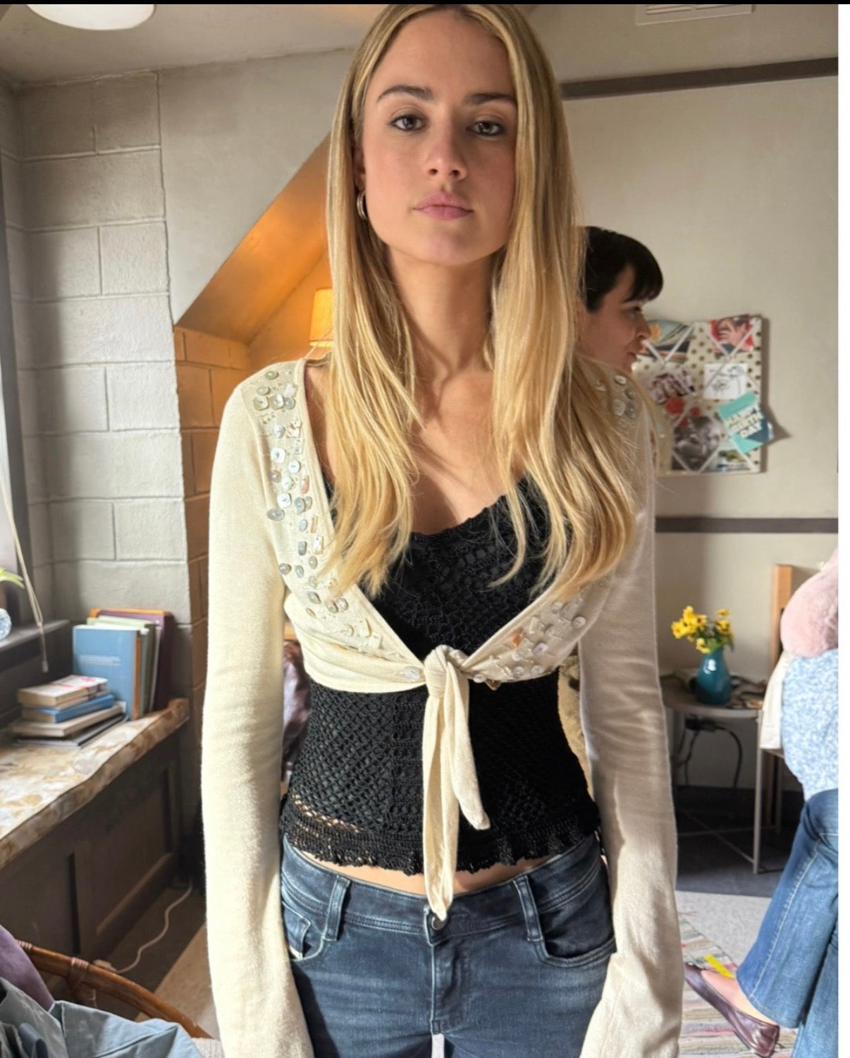 BCBG Max Azria Tell Me Lies Bolero Top