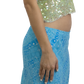 Valleygirl Snakeskin Print Skirt