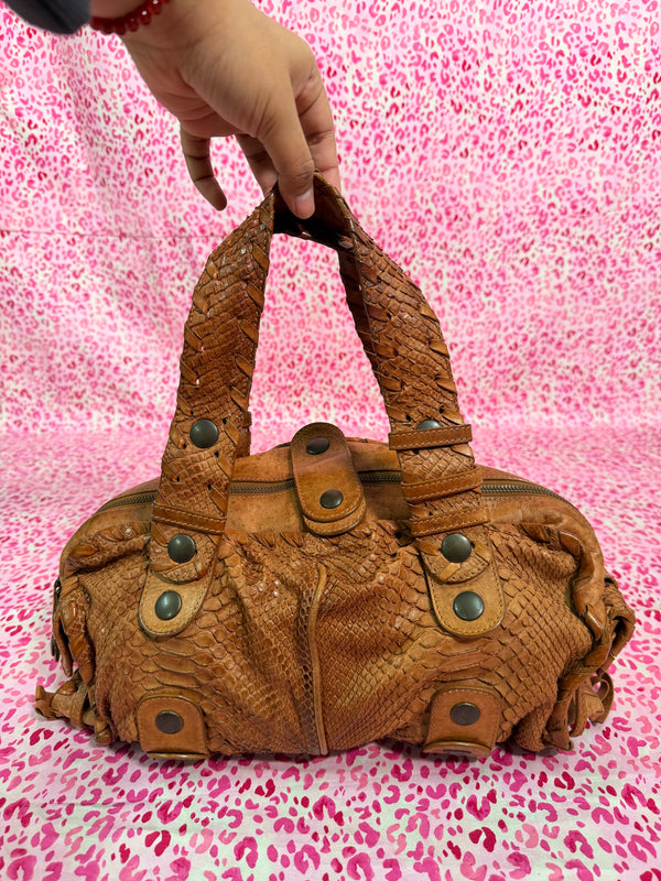 Chloe Silverado Mini Tab Bowler Handbang