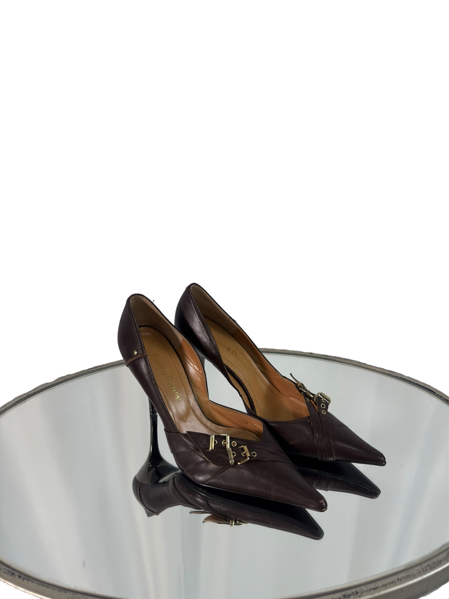 Pinky & Dianne Belted Stilettos