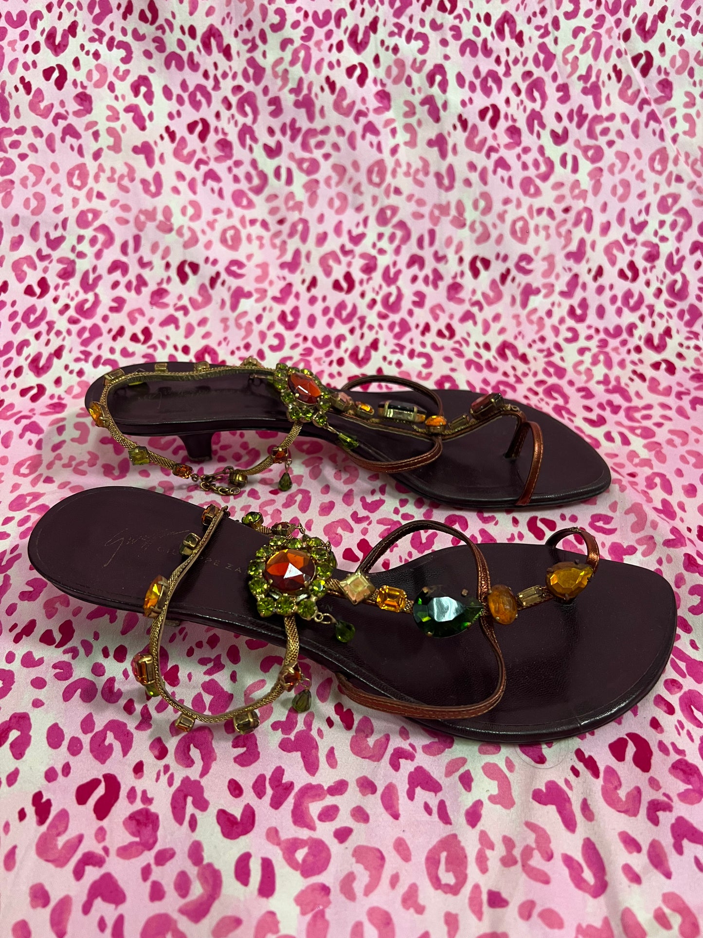 Giuseppe Zanotti Bejewled Heels