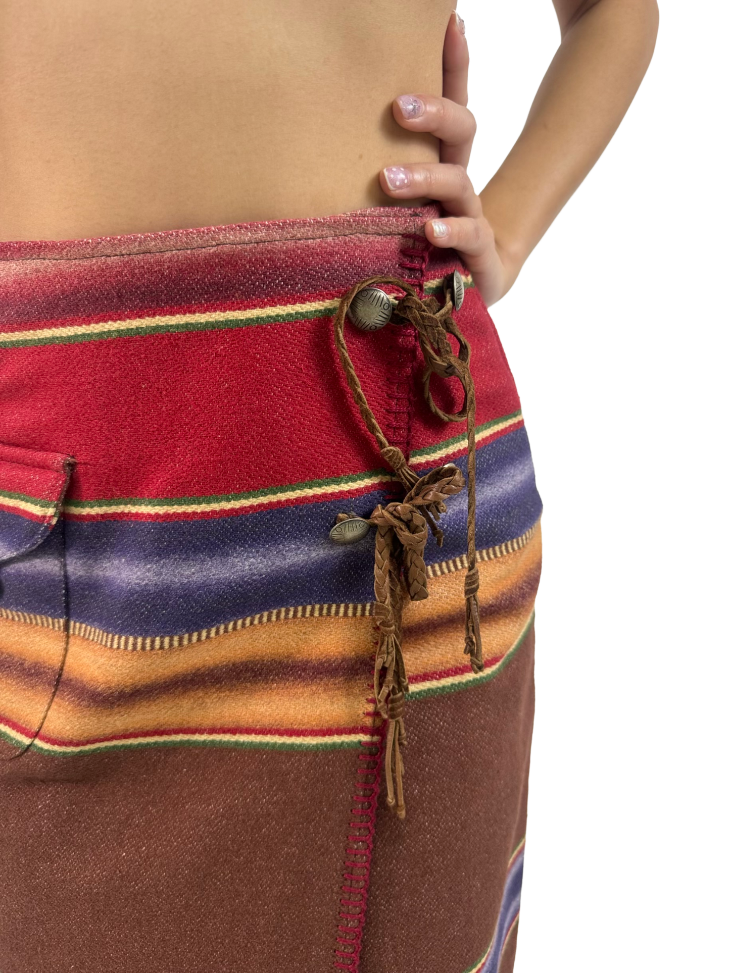 Ralph Lauren Southwestern Blanket Maxi Skirt