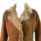Brown Fur Cropped Jacket