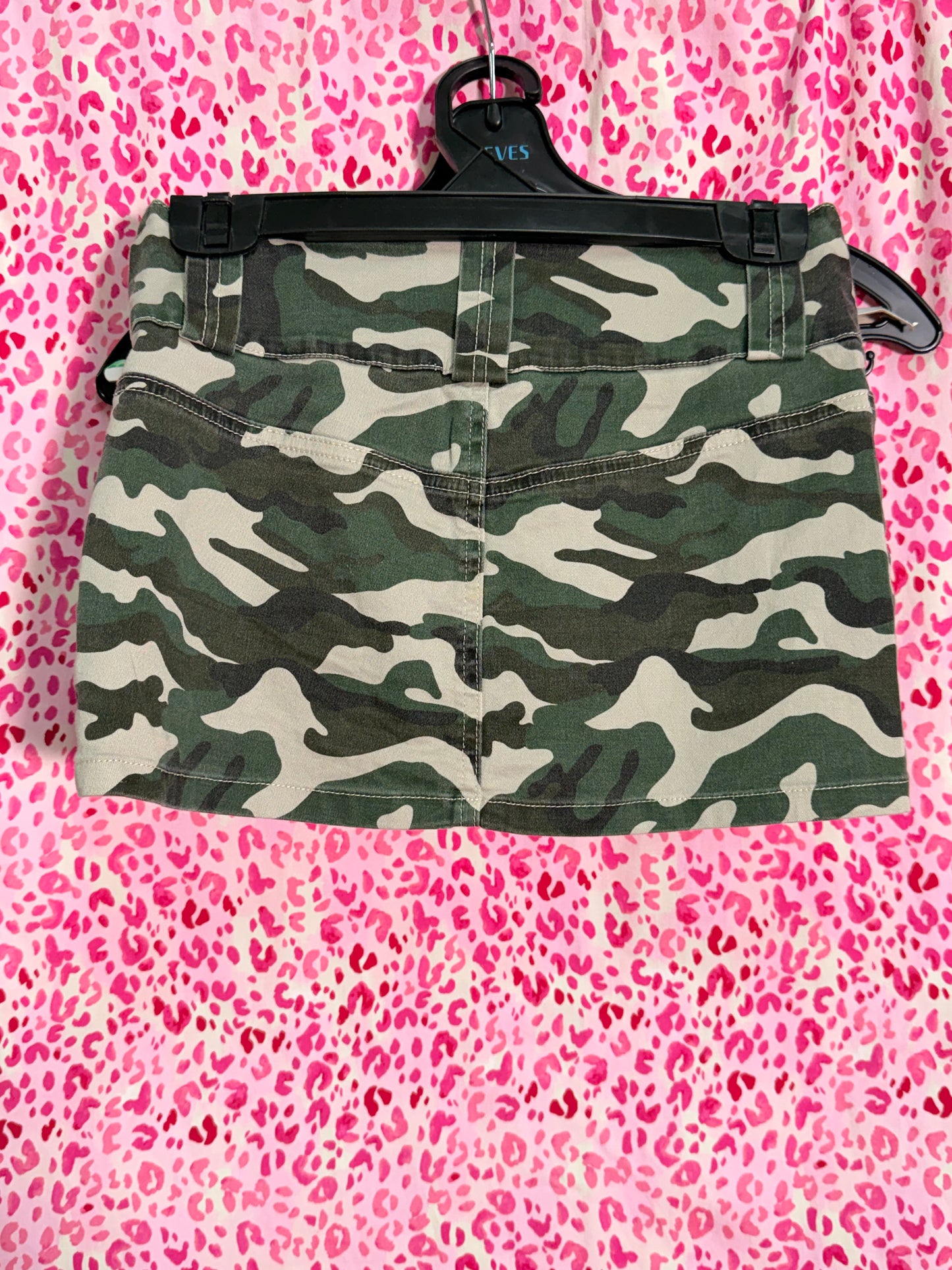 Cadet Kelly Low Rise Camo Mini Skirt