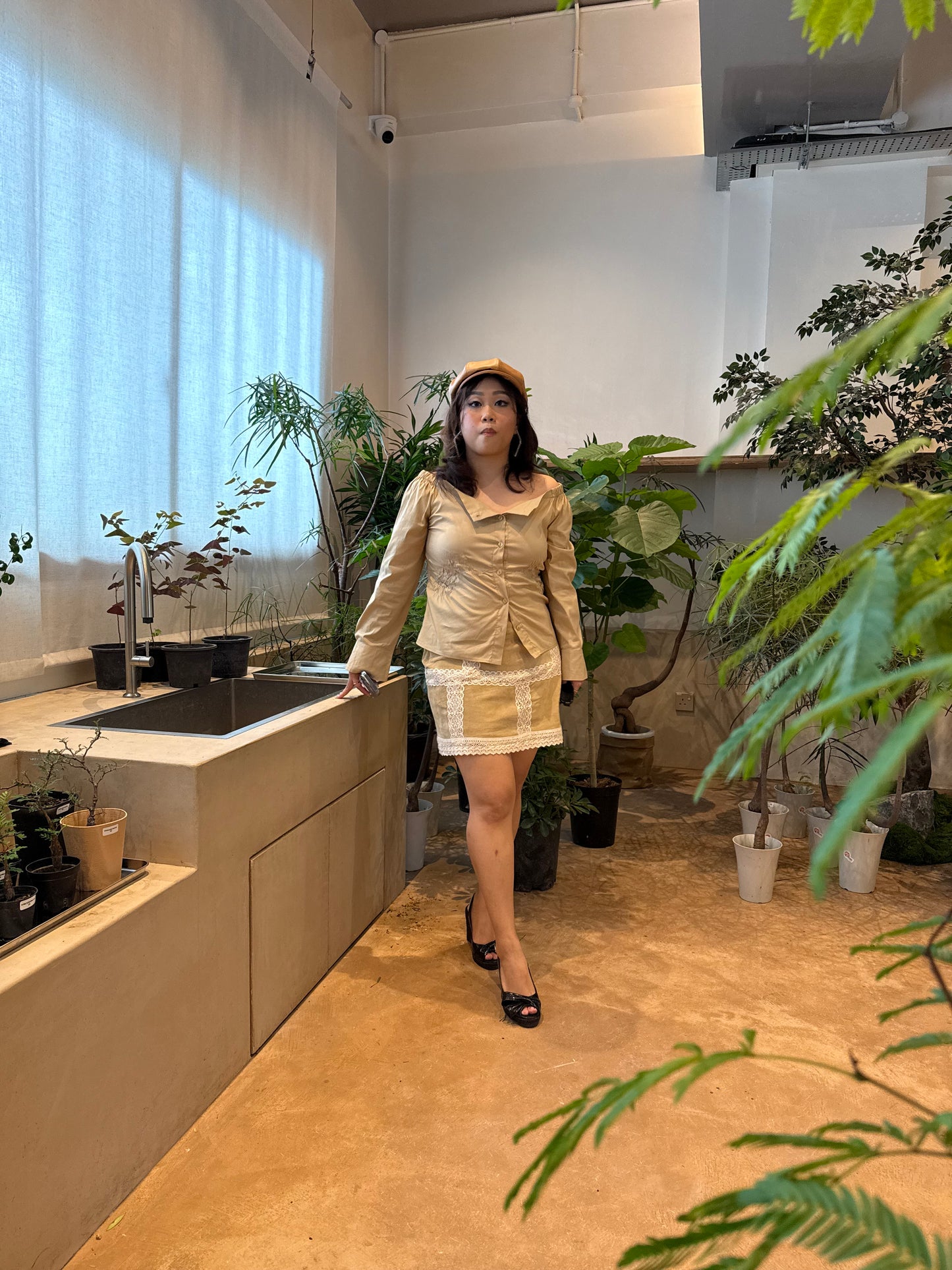 J.U.N.K. Suede Skirt