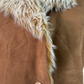 Brown Fur Cropped Jacket