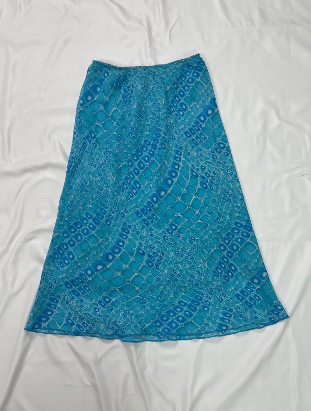 Valleygirl Snakeskin Print Skirt