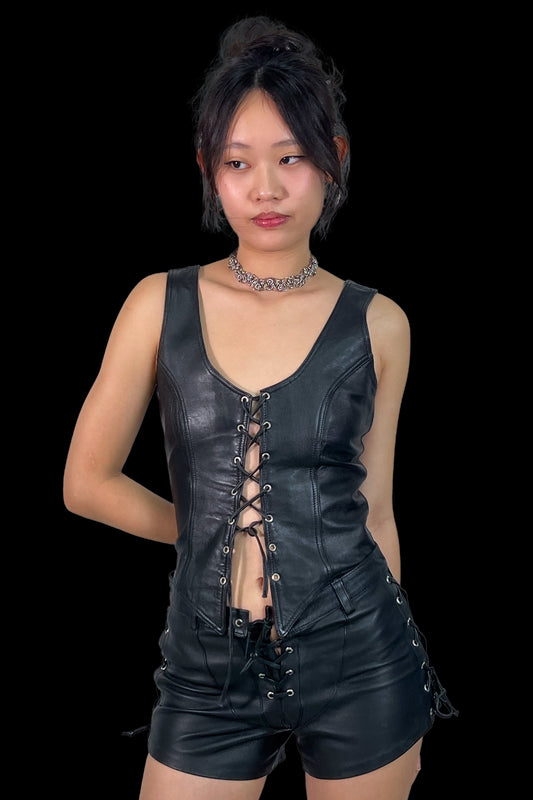 Twins Leather Corset