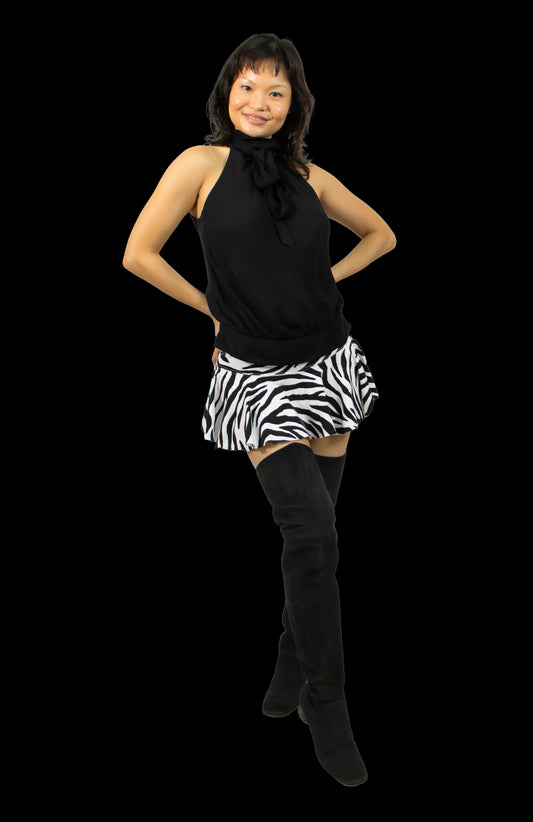 Supre Zebra Print Miniskirt