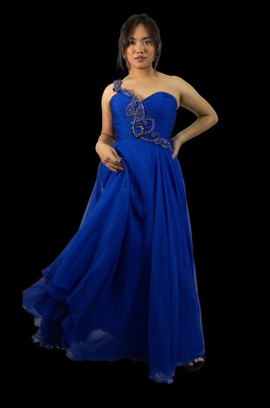 Sherri Hill Sapphire Gown