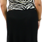 Freaky Friday Asymmetrical Black Skirt