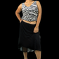Freaky Friday Asymmetrical Black Skirt