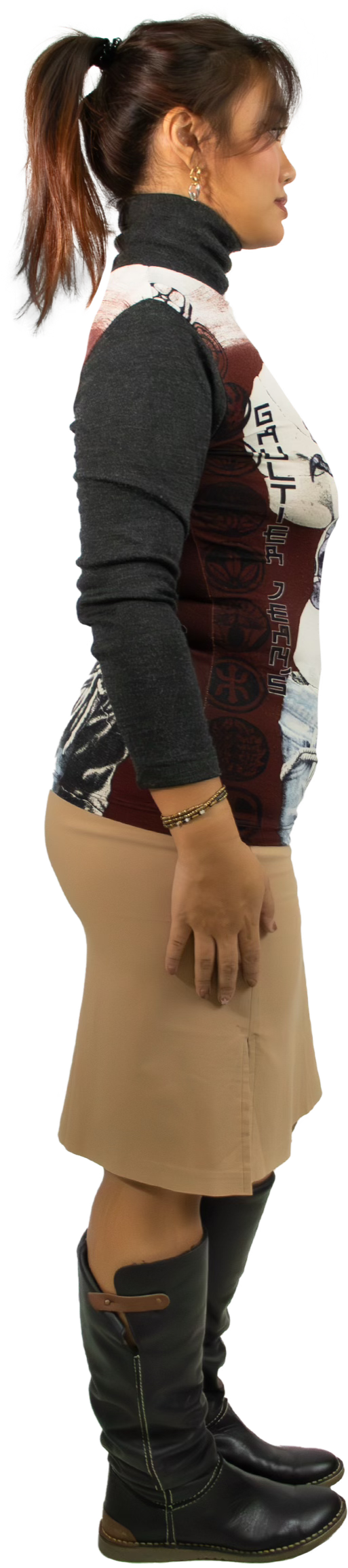 York Camel Pencil Skirt