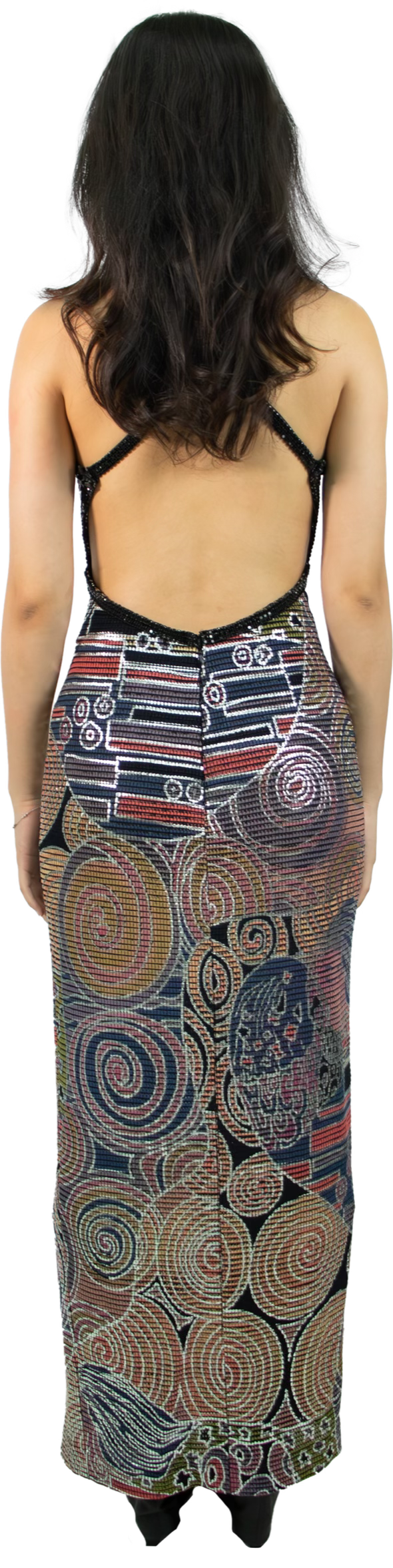 Cache Tribal Print Rhinestone Dress