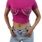 AREA Barbie Gem Bustier Top