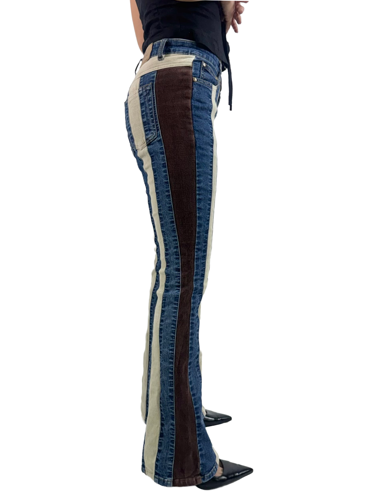 TOPARA Corduroy Flare Jeans