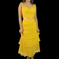 Belle Ruffle Midi Dress