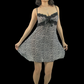 Victoria Grey Leopard Print Dress