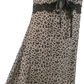 Victoria Grey Leopard Print Dress