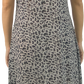 Victoria Grey Leopard Print Dress