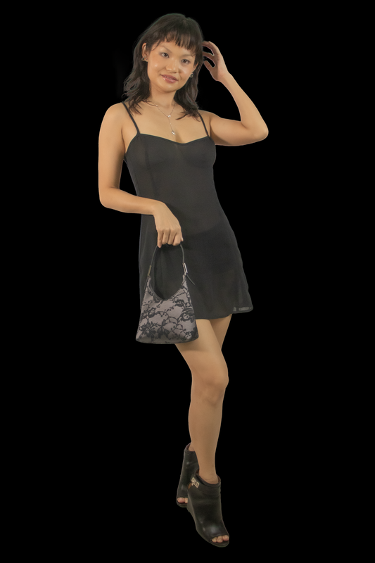 Veronika Maine Sheer Slip Dress