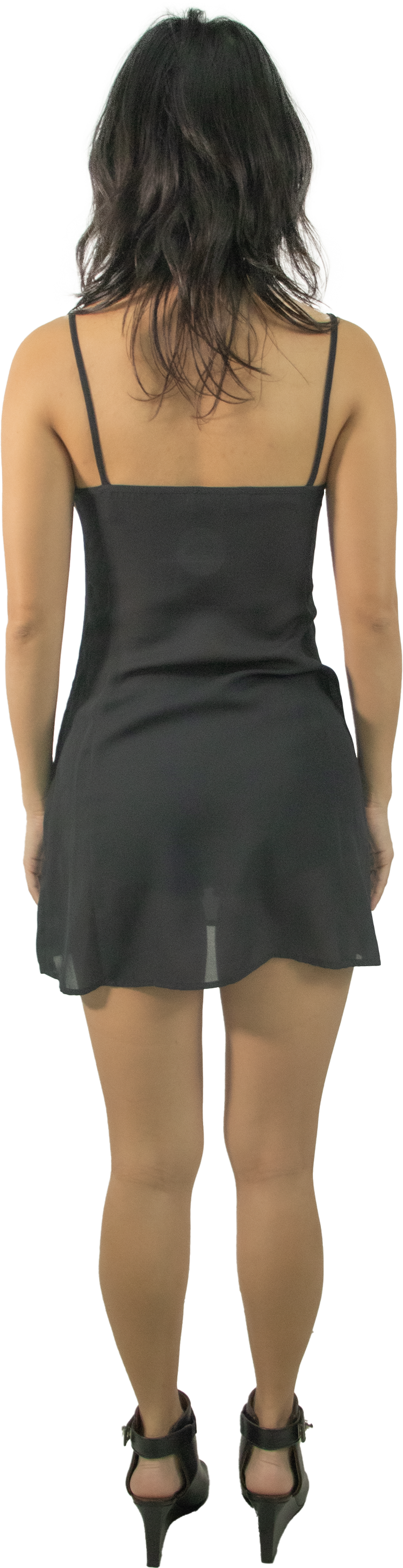 Veronika Maine Sheer Slip Dress