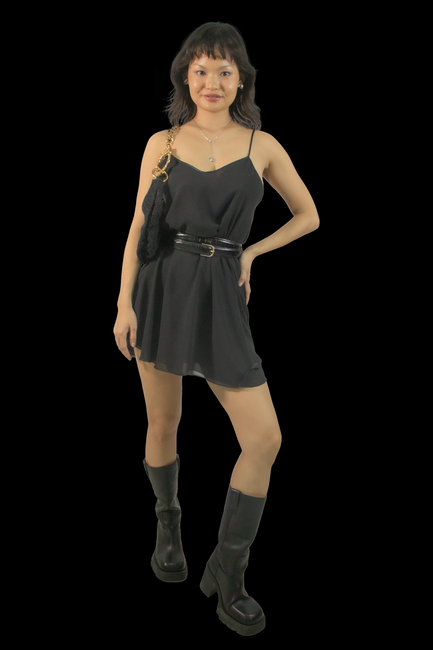 Short Stories Double Layered Slip Dress