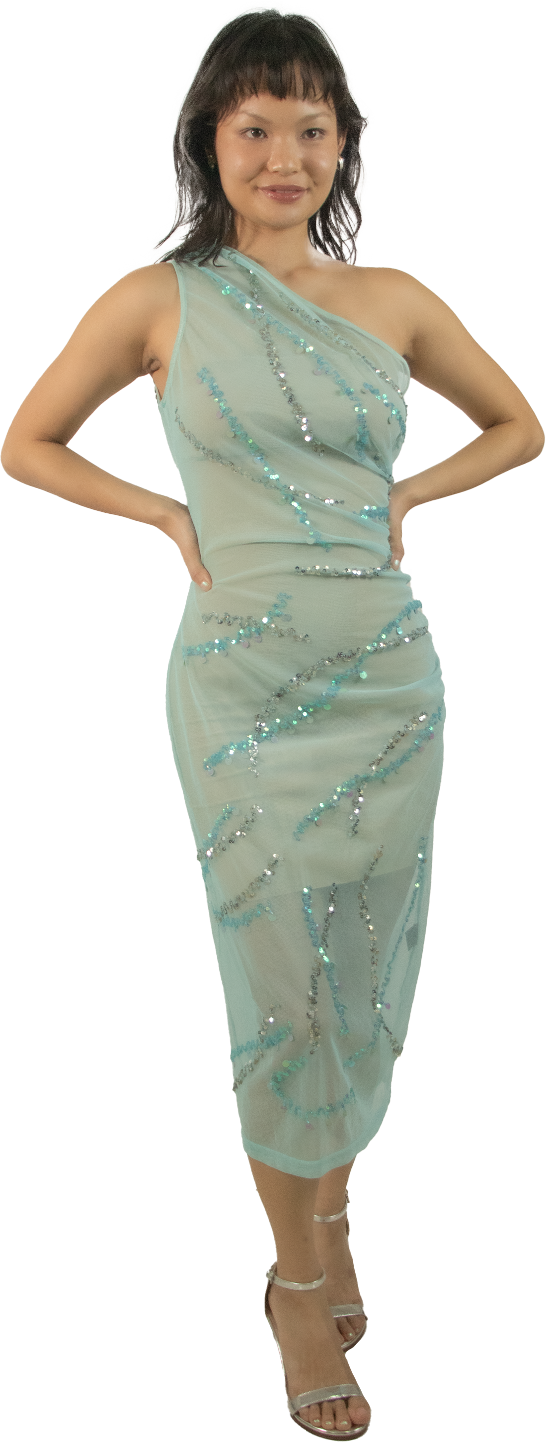 Messina Blue Sequin Dress