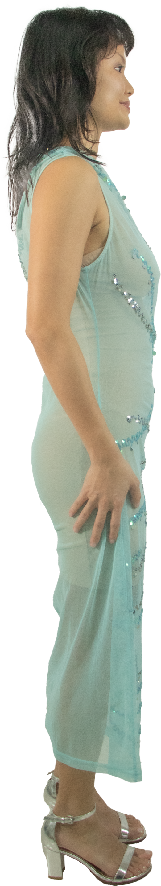 Messina Blue Sequin Dress