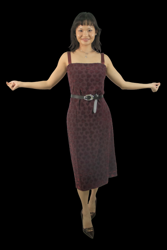 Y2K Indonesian Designer Heart Dress