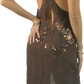 Natasha Brown Sequin Dress