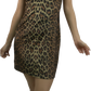 Christina Leopard Print Velvet Minidress