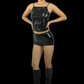 Ladakh Sequin Backless Halter Top
