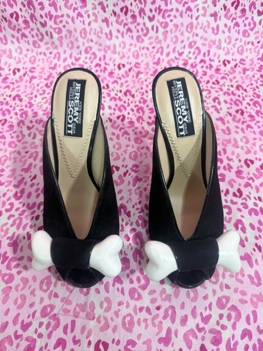 Jeremy Scott x Adidas Pebbles Bone Heels