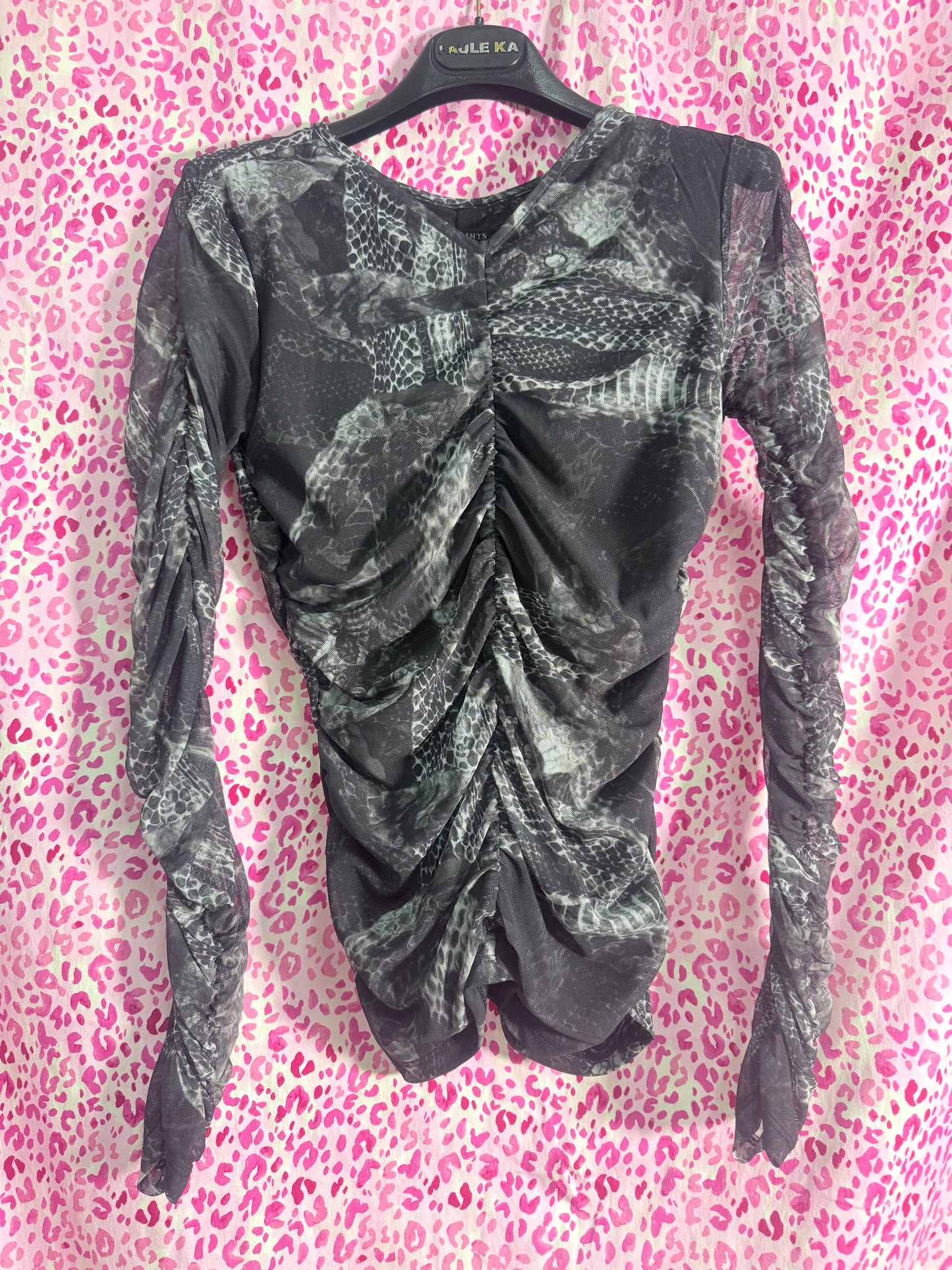 All Saints Mesh Top
