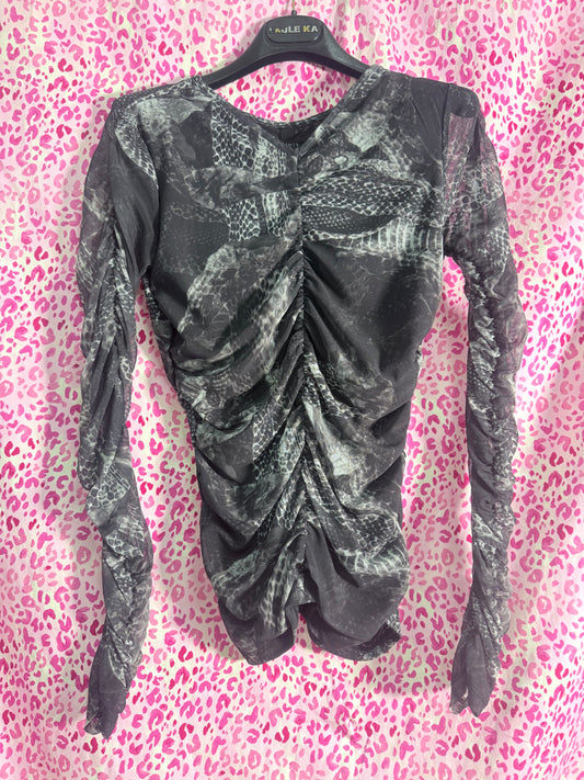 All Saints Mesh Top