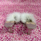 Jimmy Choo Feather Mules