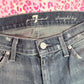 7 for All Mankind Studded Low Rise Jeans
