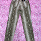 Versace Snakeskin Jeans