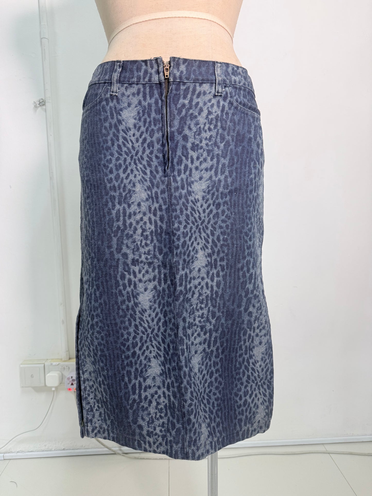 Just Cavalli Leopard Print Skirt