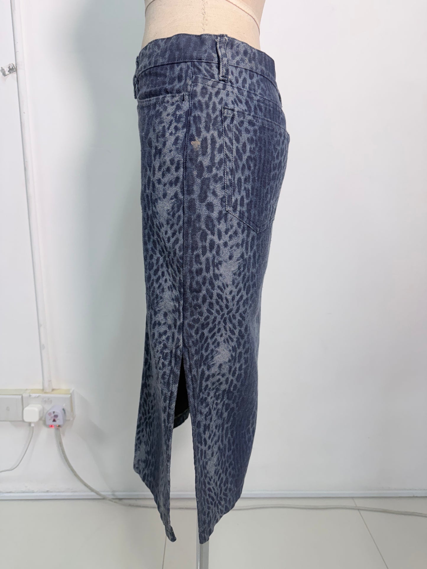 Just Cavalli Leopard Print Skirt