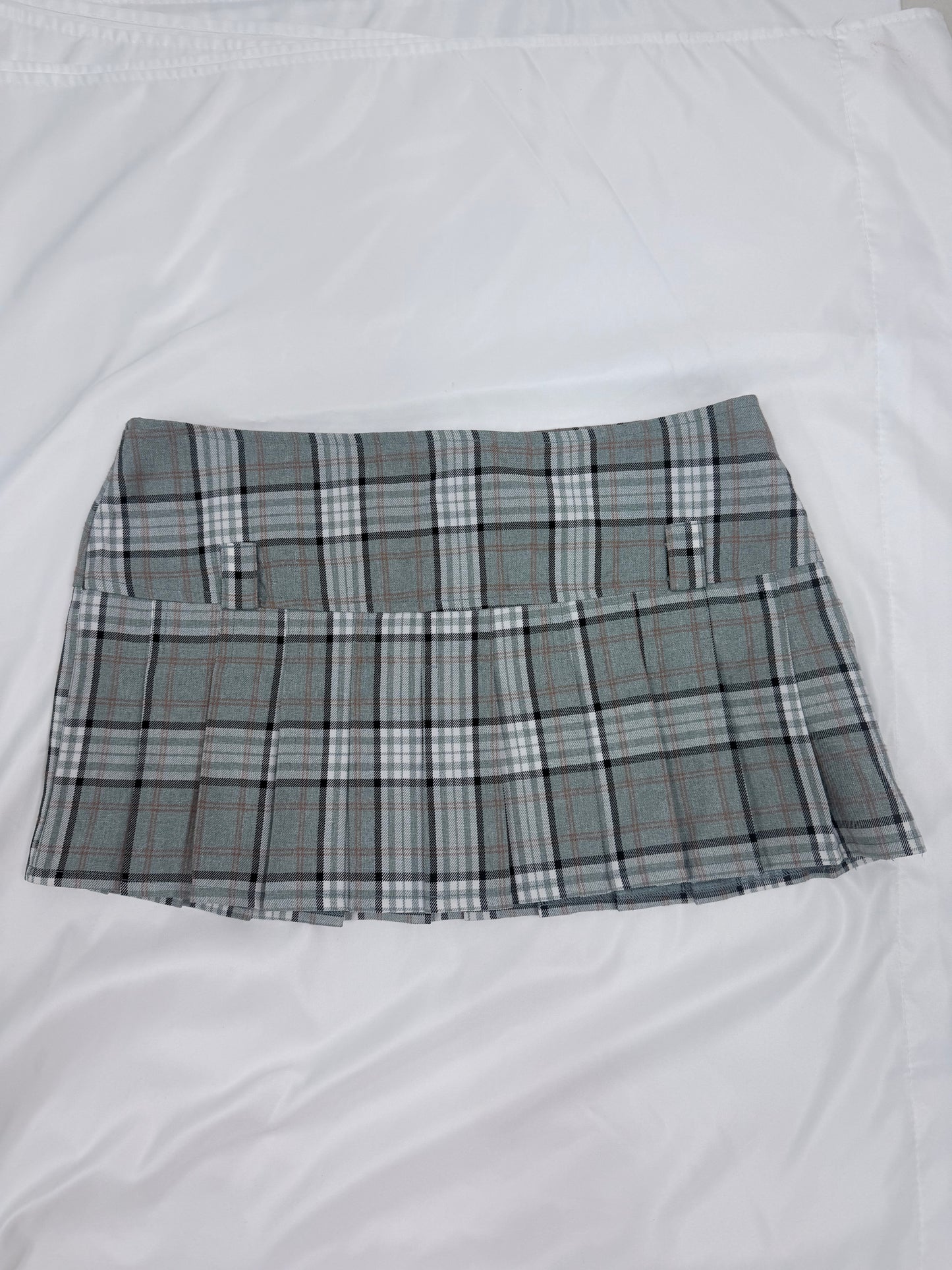 Valley Girl Plaid Miniskirt