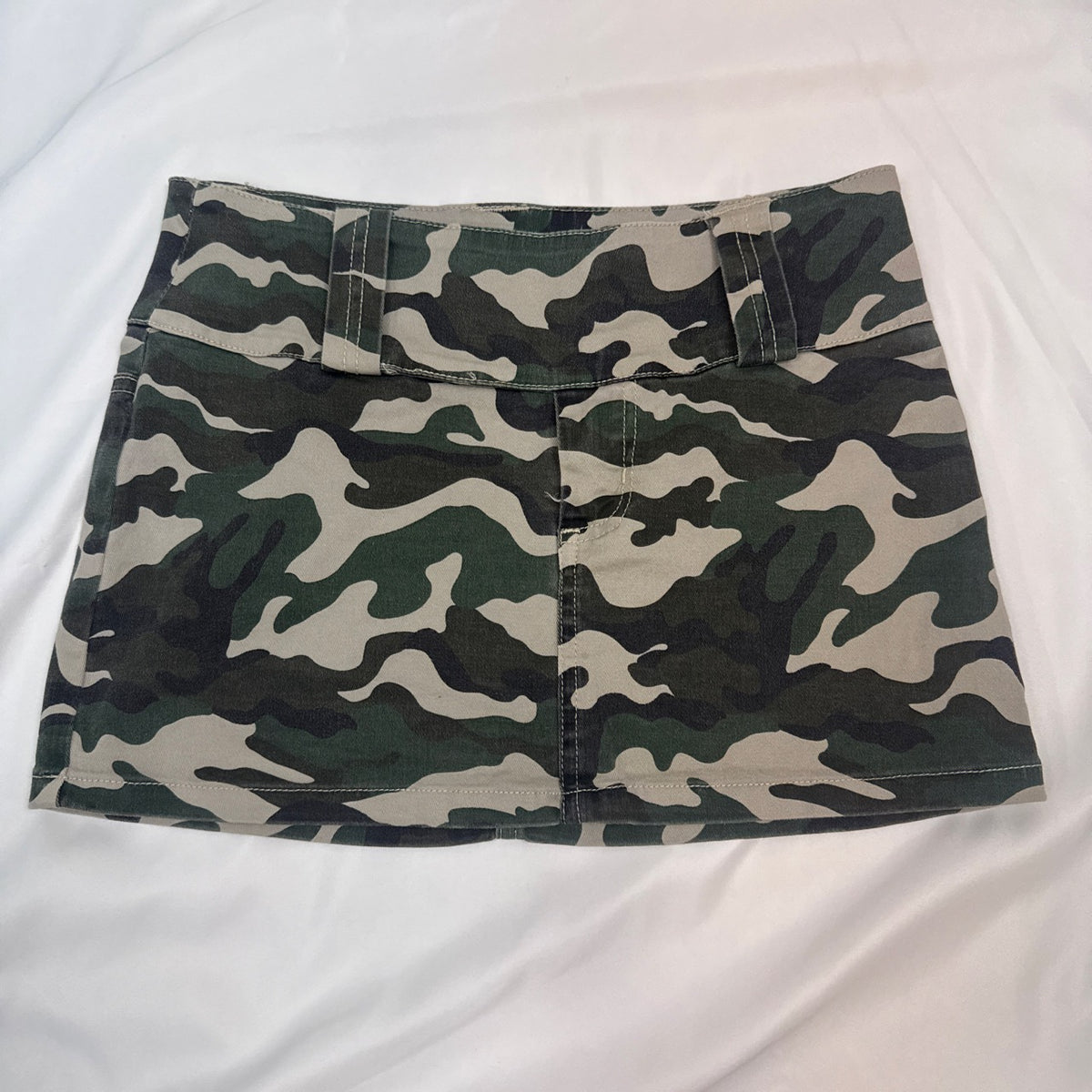 Cadet Kelly Low Rise Camo Mini Skirt