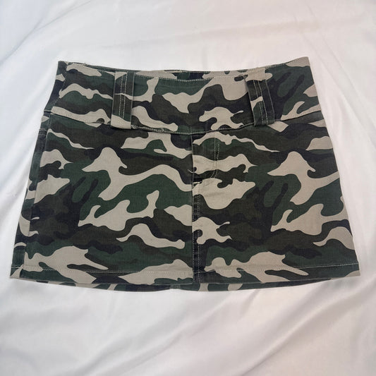 Cadet Kelly Low Rise Camo Mini Skirt