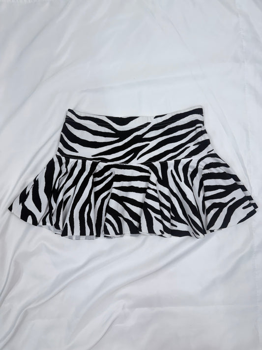 Supre Zebra Print Miniskirt
