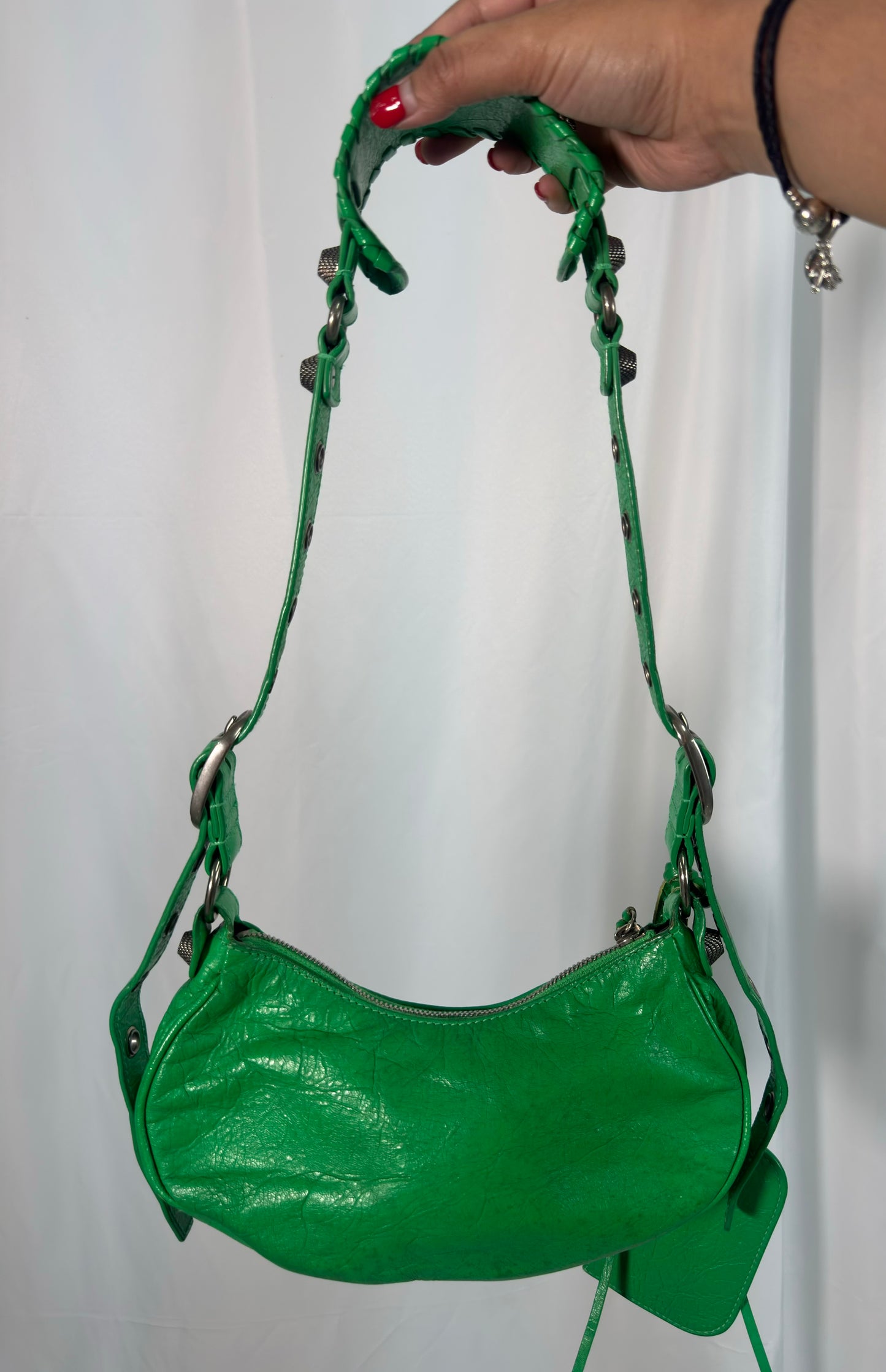 Balenciaga Green Cagole Bag