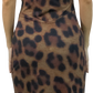 L’Agence Leopard Print Dress