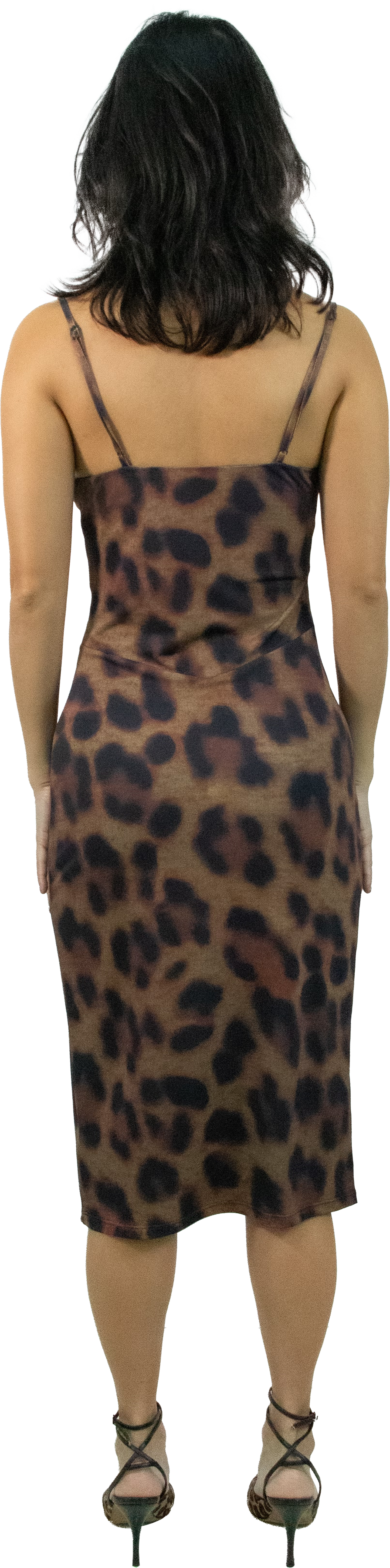 L’Agence Leopard Print Dress