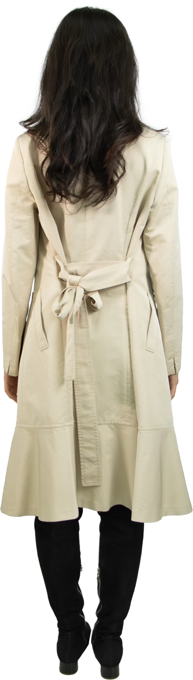 Hanae Mori Alma en Rose Trenchcoat