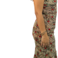 Naf Naf Leopard and Rose Print Dress